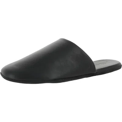 ANTHONY VEER CLARK HOUSE MENS R LEATHER SLIDE SLIPPERS