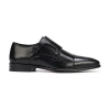 Anthony Veer Men's Roosevelt Ii Double Monk Slip-on Dress Shoe In Black