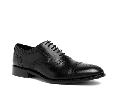 Anthony Veer Extra Wide Width Ford Cap Toe Oxford In Black