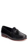 Anthony Veer Filmore Bit Loafer Mens Leather Slip On Loafers In Black