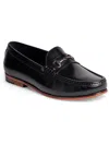 Anthony Veer Filmore Bit Loafer Mens Leather Slip On Loafers In Black