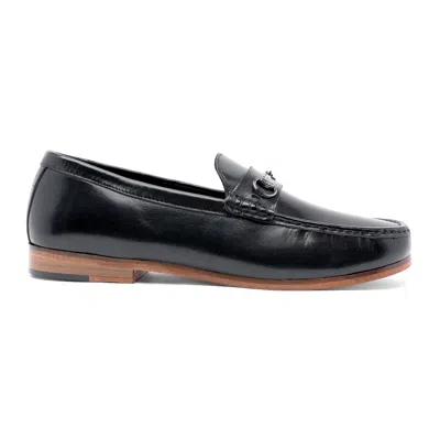 Anthony Veer Filmore Bit Loafers In Black