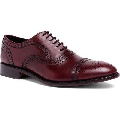 Anthony Veer Ford Brogue Oxford In Burgundy