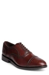 Anthony Veer Ford Quarter Brogue Cap Toe Oxford In Chocolate Brown