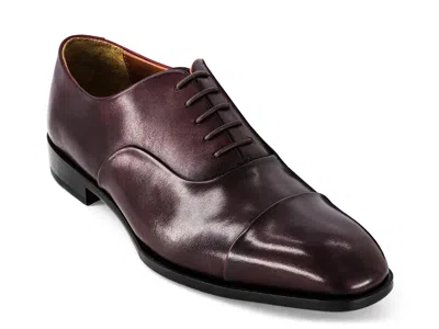 Anthony Veer Genoa Cap Toe Oxford In Burgundy