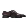 Anthony Veer Genoa Cap-toe Oxford In Burgundy