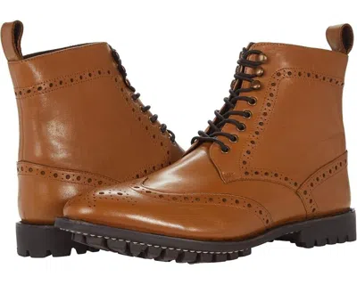 Anthony Veer Grant Boots Men's Us 12 Brown Leather Wingtip Brogue Shoes Zpo2866