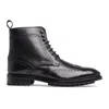 Anthony Veer Grant Wingtip Boots In Black