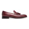 Anthony Veer Kennedy Tassel Loafers In Burgundy