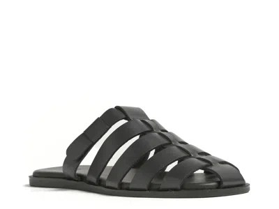 Anthony Veer Lido Fisherman Sandal In Black