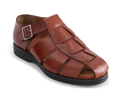 Anthony Veer Mariner Fisherman Sandal In Brown