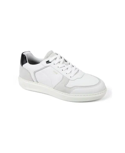 Anthony Veer Men's Acton Court Sneaker In White Black Multi