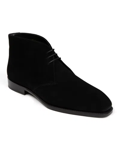 Anthony Veer Men's Arden Chukka Boots In Velvet Noir Black Suede