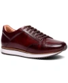 Anthony Veer Men's Barack Court Leather Sneakers In Oxblood