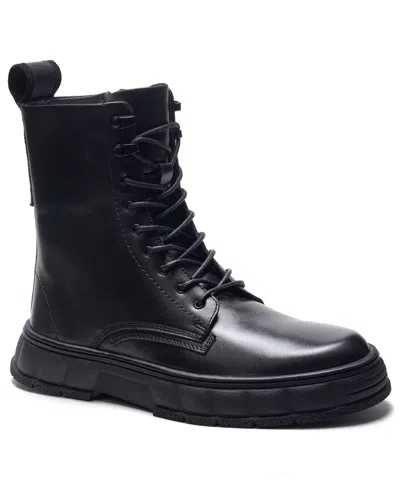 Anthony Veer Men's Bastion Lace-up Ankle Boots In Black