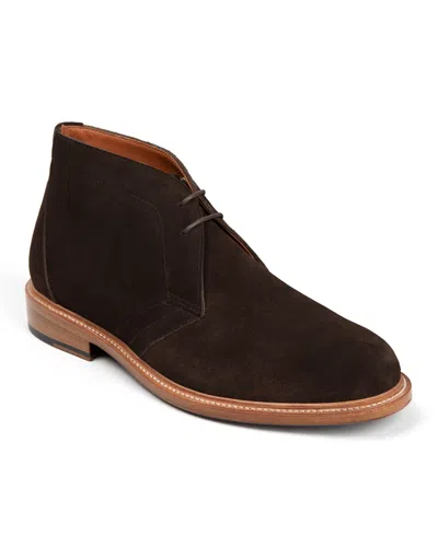 Anthony Veer Men's Bedford Chukka Boots In Tobacco Velvet Brown