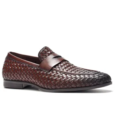 Anthony Veer Men's Cairo Woven Loafers In Brown