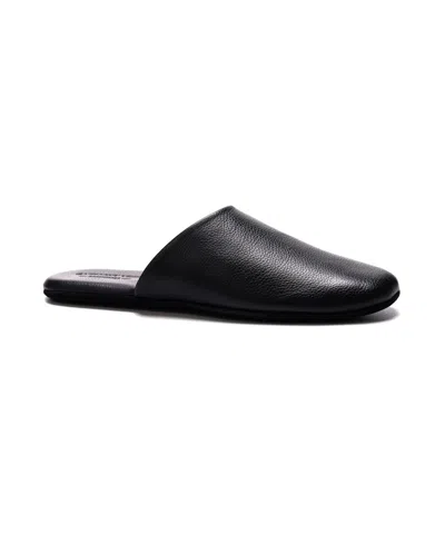 Anthony Veer Men's Clark House Slip On Slippers In Black