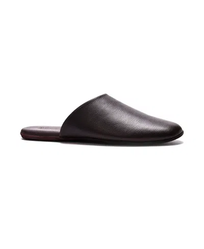 Anthony Veer Men's Clark House Slip On Slippers In Burgundy