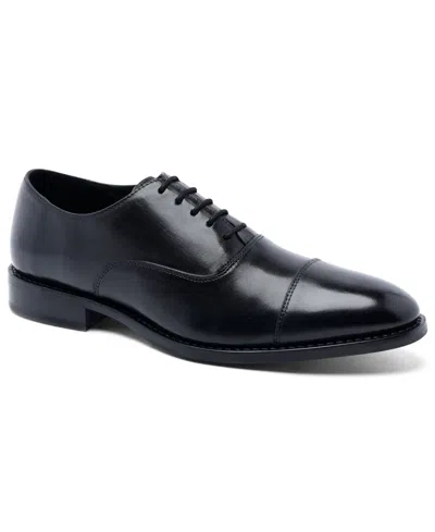 Anthony Veer Men's Clinton Cap-toe Leather Oxfords