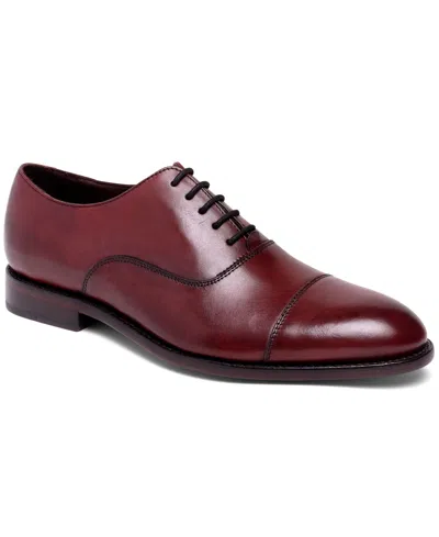 Anthony Veer Men's Clinton Cap-toe Leather Oxfords
