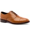 Anthony Veer Men's Clinton Cap-toe Leather Oxfords