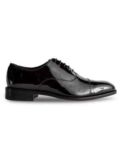 ANTHONY VEER MEN'S CLINTON TUXEDO PATENT LEATHER OXFORD SHOES