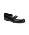 Anthony Veer Como Penny Loafer In Black White