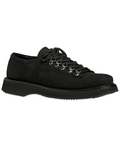 Anthony Veer Men's Cortina Nubuck Leather Hiker Low Boots In Black
