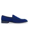 Anthony Veer Men's Craige Suede Slip-on Loafers In Navy