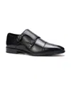 Anthony Veer Men's Roosevelt Ii Double Monk Slip-on Dress Shoe In Black