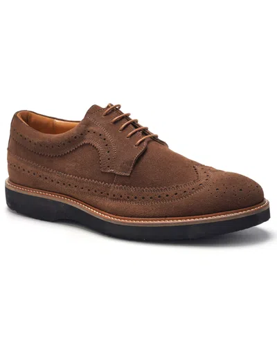 Anthony Veer Men's Ellis Wingtip Lace-up Shoes In Brown