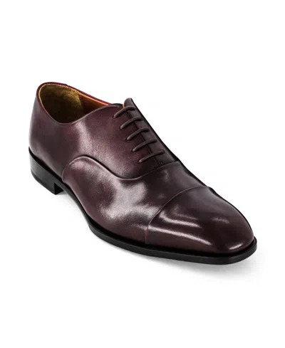 Anthony Veer Men's Genoa Cap Toe Oxford Dress Shoe In Burgundy