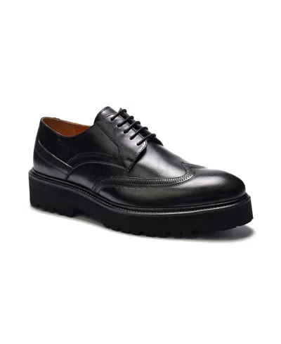Anthony Veer Men's Hadley Wingtip Shoes In Black