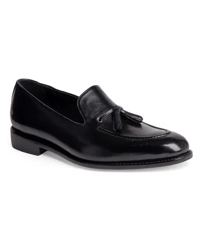 Anthony Veer Men's Kennedy Tassel Dress Loafer In Black