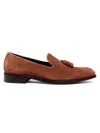 Anthony Veer Kennedy Tassel Loafers In Luggage