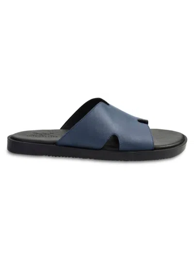 ANTHONY VEER MEN'S MARRAKESH LEATHER SLIDES