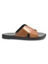 Anthony Veer Men's Marrakesh Leather Slides In Tan
