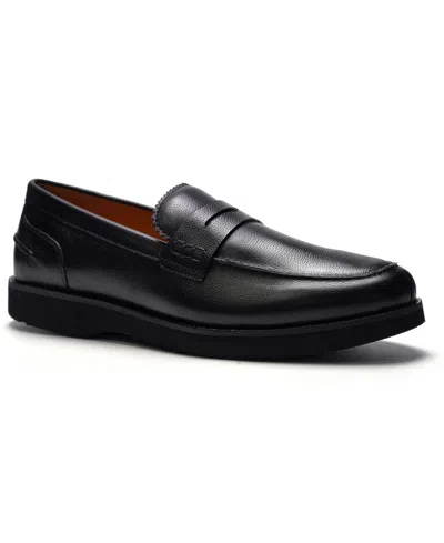 Anthony Veer Men's Mason Penny Loafers In Black