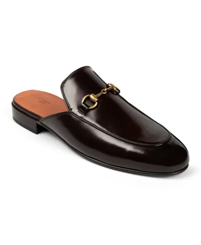 Anthony Veer Men's Milano Horsebit Mule Shoes In Chestnut Depth Brown