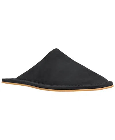 Anthony Veer Men's Palermo Nubuck Leather Slippers In Black