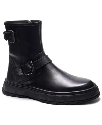 Anthony Veer Men's Ranger Biker Boots In Black