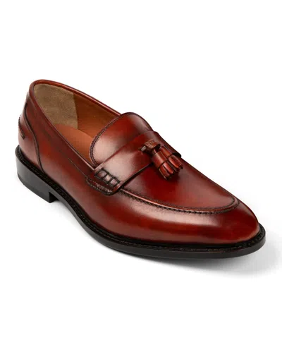 Anthony Veer Men's Riverton Tassel Dress Loafers In Sienna Rouge Tan