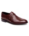 Anthony Veer Men's Roosevelt Single Monk Strap Shoes In Medium Brown