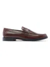 Anthony Veer Men's Sherman Penny Loafer Slip-on Leather Shoe Men's Shoes In Chocolate