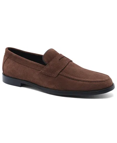 Anthony Veer Men's Sherman Penny Loafer Slip-on Leather Shoe In Multi