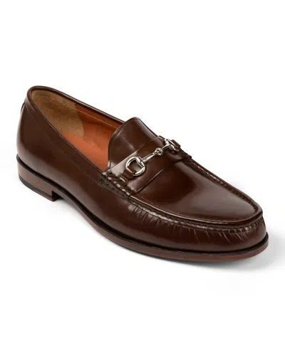 Anthony Veer Men's Torino Bit Loafers In Chestnut Depth Brown