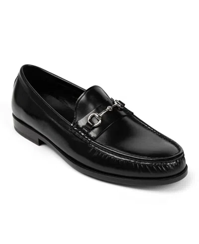 Anthony Veer Men's Torino Bit Loafers In Obsidian Black