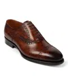 Anthony Veer Men's Windsor Broque Cap Toe Leather Oxford Dress Shoes In Cognac Eclipse