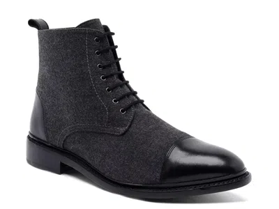 Anthony Veer Monroe Cap Toe Boot In Black
